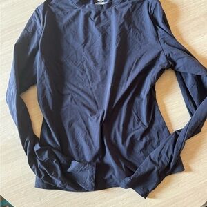 SKIMS Navy Long Sleeve Tee